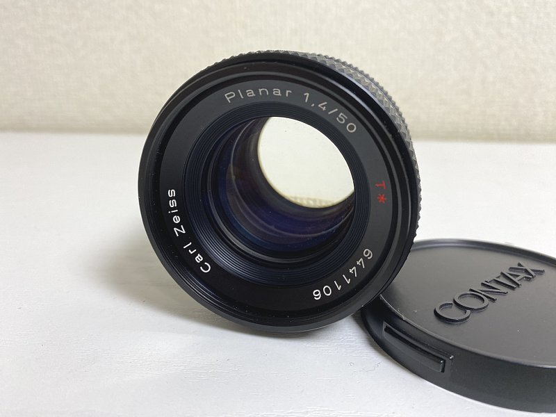 送料無料■CONTAX Carl Zeiss Planar 50mm F1.4 T* コンタックス カールツァイス 単焦点レンズ 光学機器拍卖