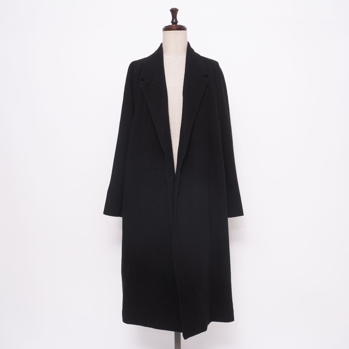 UNIQLO and LEMAIRE ユニクロ ルメール ウールカシミヤダウンコート ロング丈 レディース 黒 ブラック サイズS*LD107拍卖