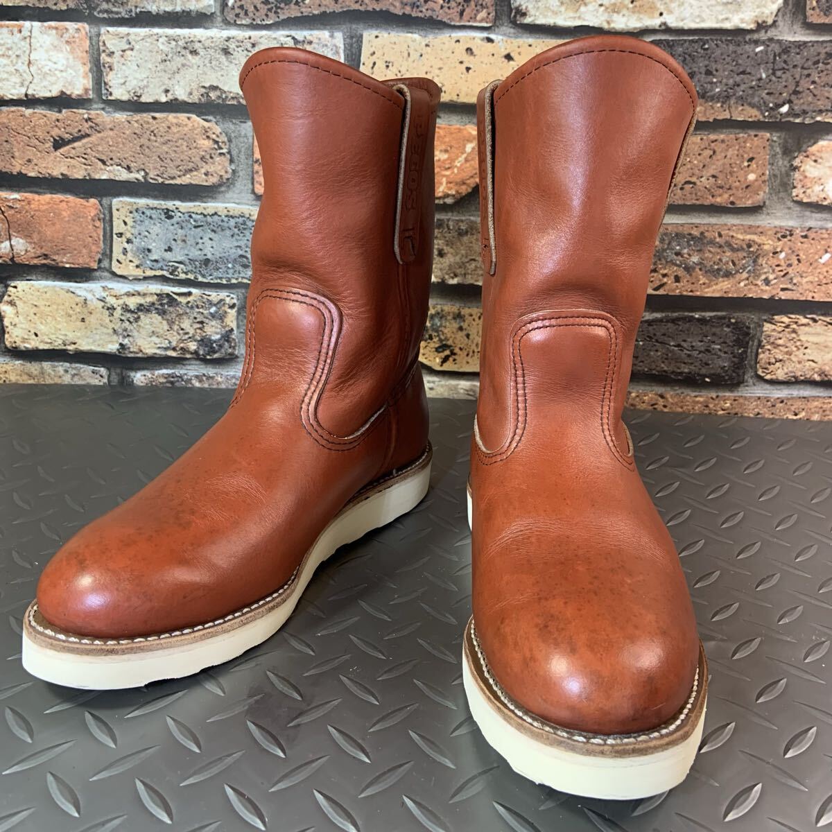 ☆REDWING 8866 ペコスブーツ 2008年製 US5.5D JP23.5㎝ レッドウイング アメリカ製 (25L19-8866)拍卖