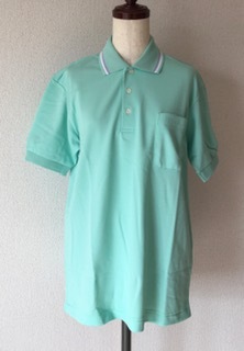 新品★AP-RON ペパーミントグリーン ポロシャツ S拍卖
