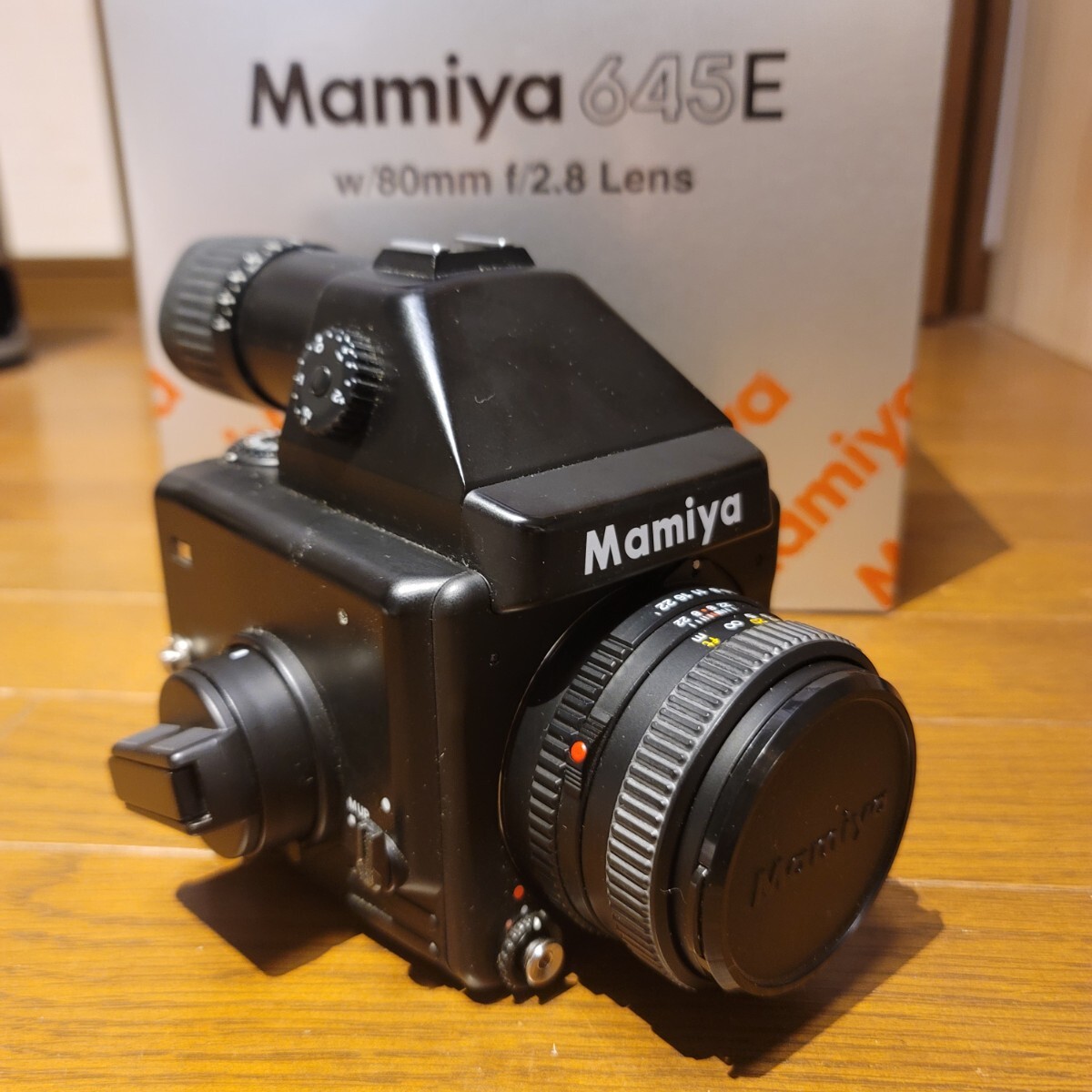 【動作確認済】 美品! Mamiya 645E w/80mm f/2.8 Lens 元箱 取扱い説明書 ストラップ拍卖