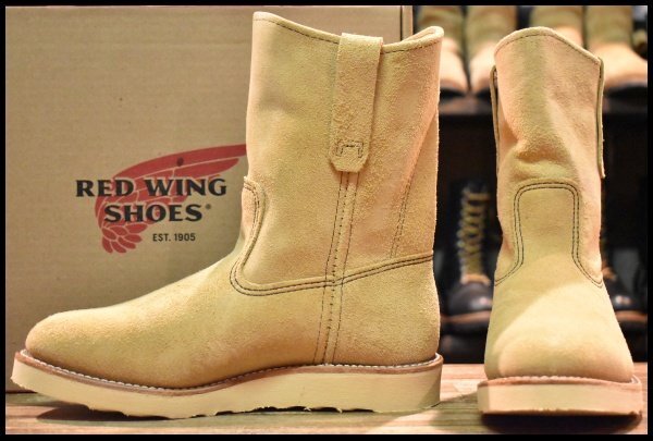 【6.5E 箱付 未使用 15年】レッドウィング 8168 スエード ペコス ホーソーンアビレーンラフアウト ブーツ redwing pecos HOPESMORE拍卖