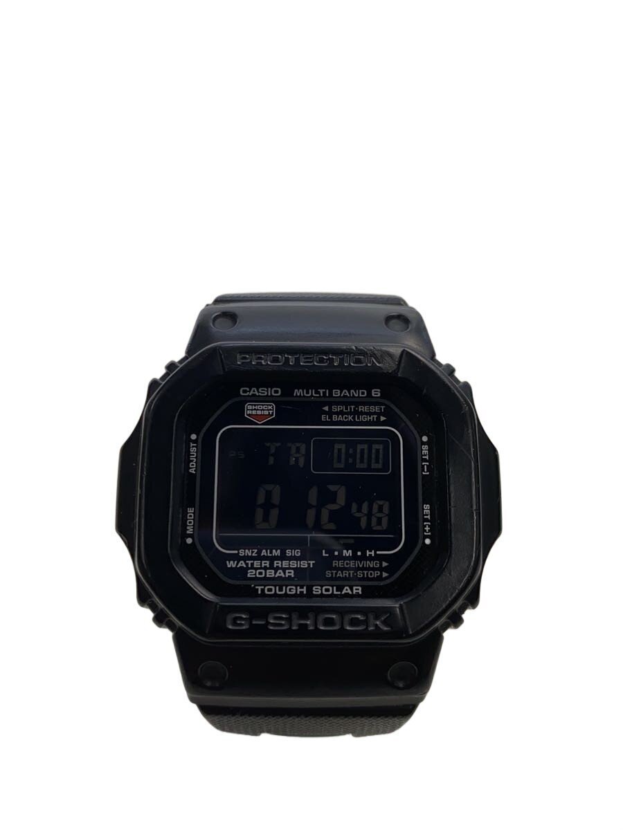 CASIO◆ソーラー腕時計・G-SHOCK/デジタル/BLK/BLK拍卖