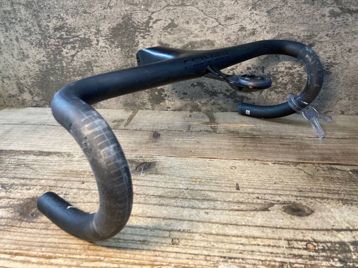 JN183 ロヴァール ROVAL ALPINIST COCKPIT 400x90mm -6° 一体型カーボンハンドル ※ブラケット部凹み ジャンク拍卖