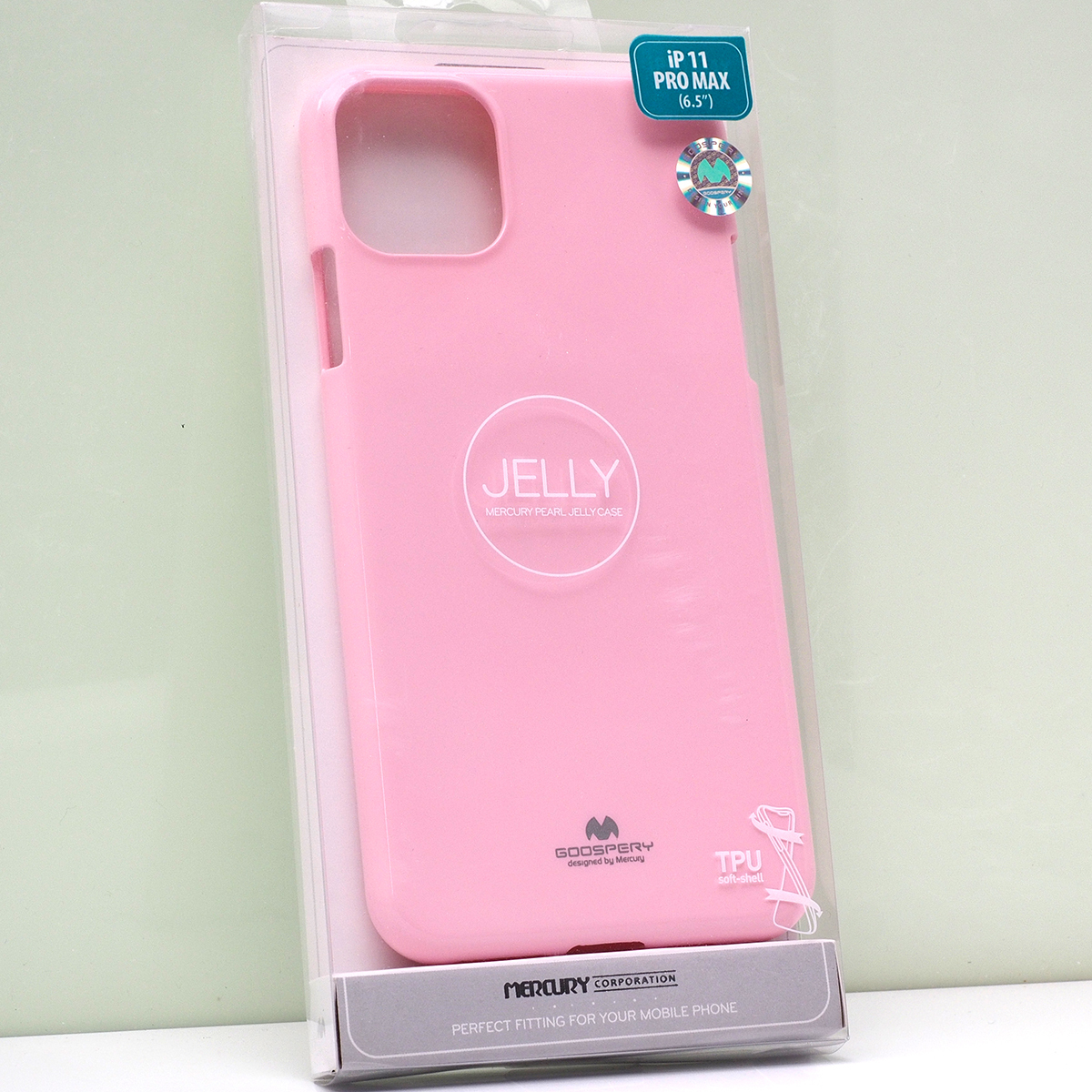 Apple iPhone 11 Pro Max (6.5インチ)用 GOOSPERY MERCURY JELLY ケース ラメ入り TPU ケース ピンク 未使用品 iPhone11ProMaxケース拍卖