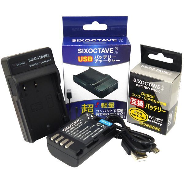 DMW-BLF19 パナソニック 互換バッテリー 1個と 互換充電器の2点セット DMC-GH3 / DMC-GH3A / DMC-GH3AGK / DMC-GH3GK / DMC-GH3H拍卖