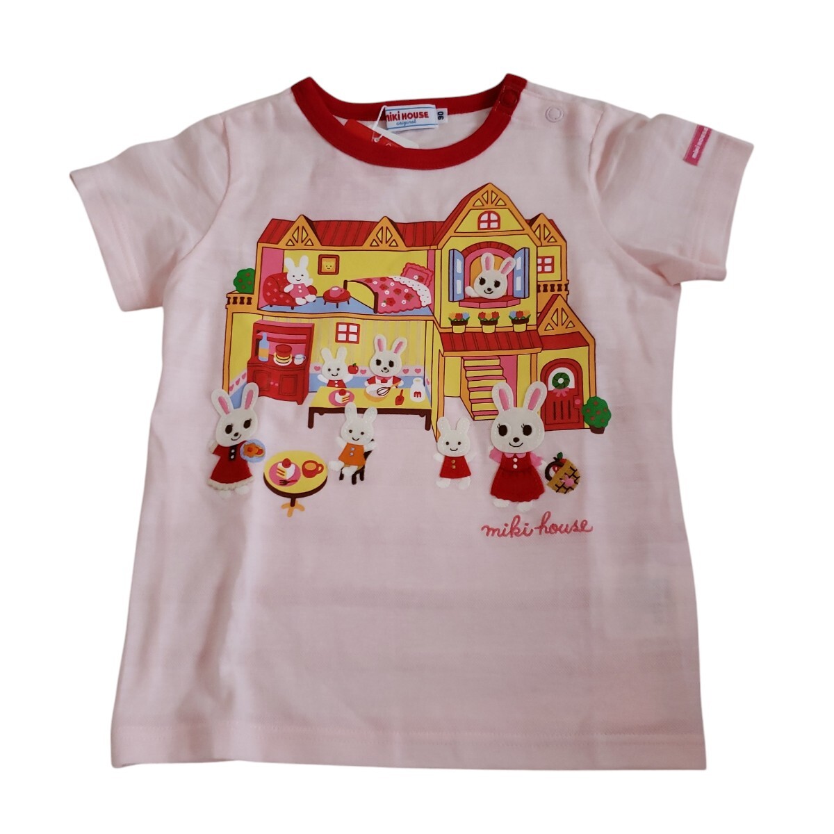☆半額以下☆タグ付き☆ミキハウスのTシャツ(90cm)拍卖
