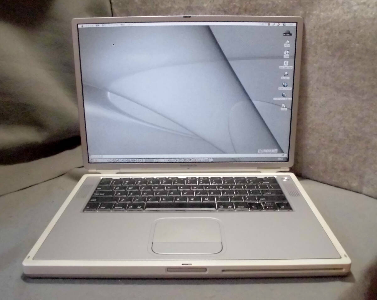 m732 Powerbook G4 Titanium A1025 1.0GHz os9.2.2単独 +10.2.1 リストア 拍卖