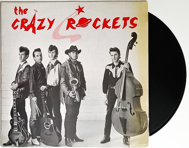 廃盤 LP レコード ★入手困難!!! 激レア盤 80's フランス ネオロカ ★唯一のアルバム 1982年 オリジナル盤★ CRAZY ROCKETS ネオロカビリー拍卖