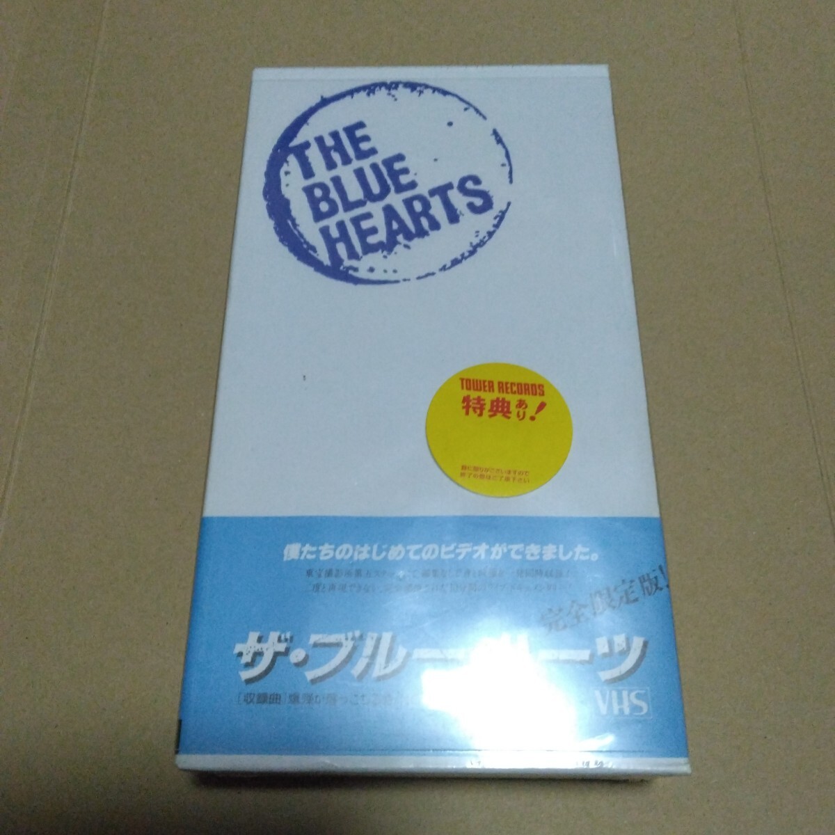 ブルーハーツ THE BLUE HEARTS VHS ビデオテープ 完全限定版 ファーストビデオ 未開封拍卖