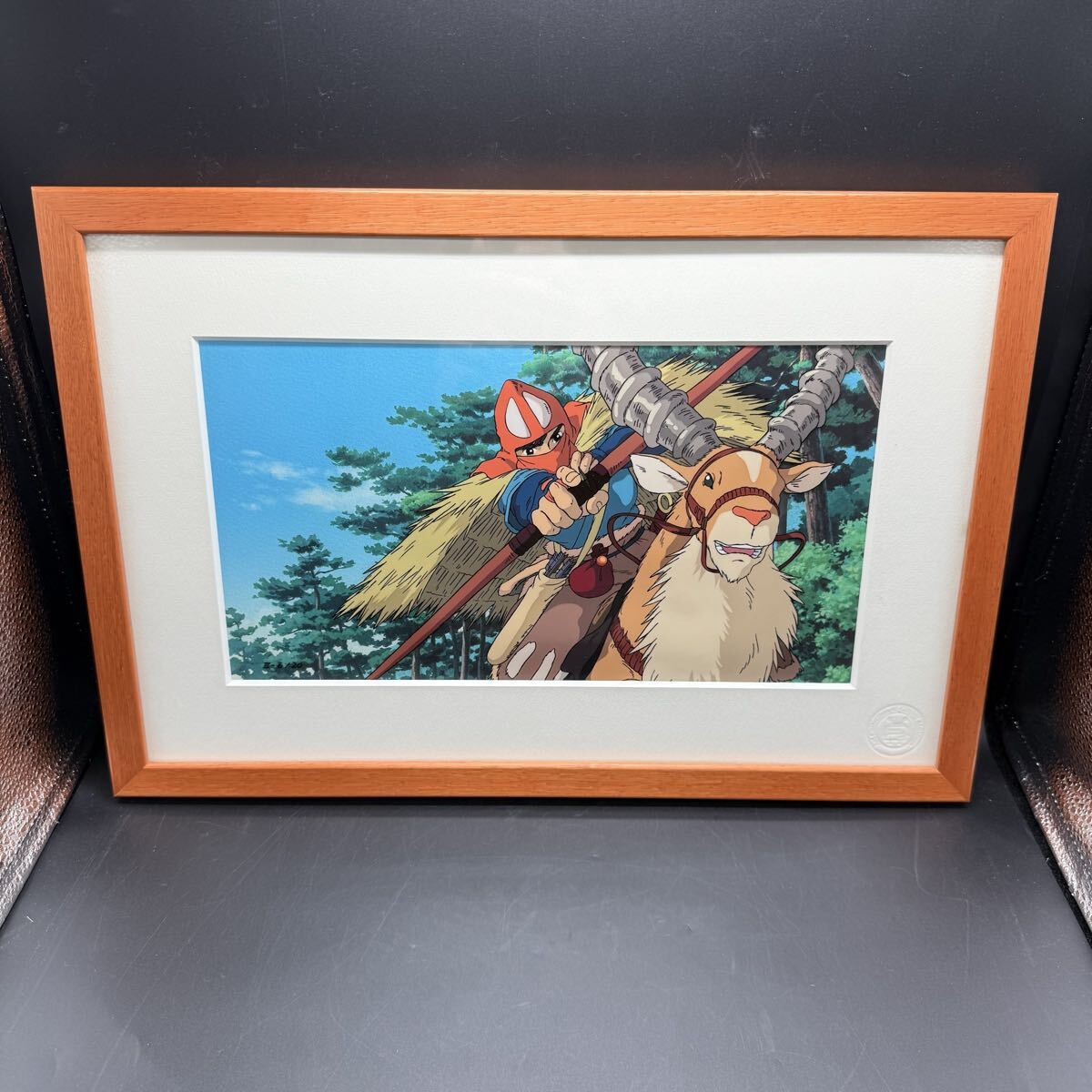 もののけ姫 セル画 『アシタカ』スタジオジブリ ハンドペイント ジブリ美術館限定 studio ghibli Princess Mononoke拍卖