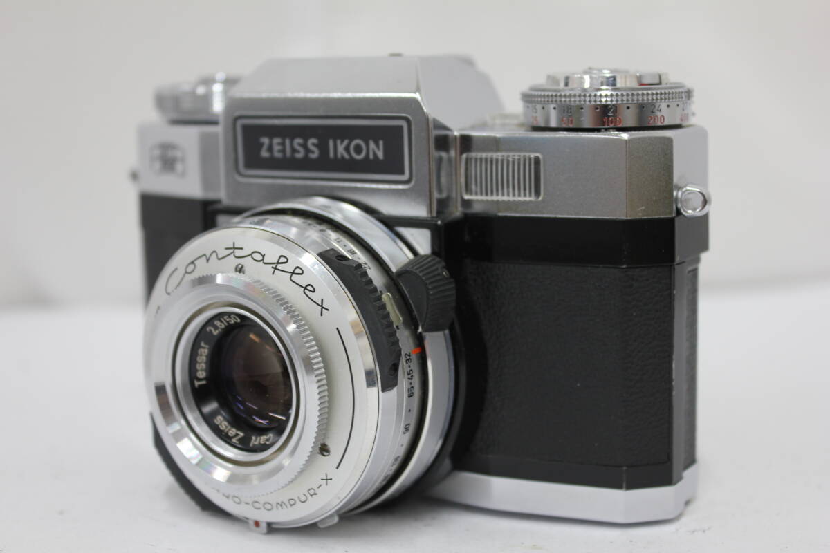 【返品保証】 ツァイスイコン Zeiss Ikon Contaflex Carl Zeiss Tessar 50mm F2.8 カメラ e6012拍卖