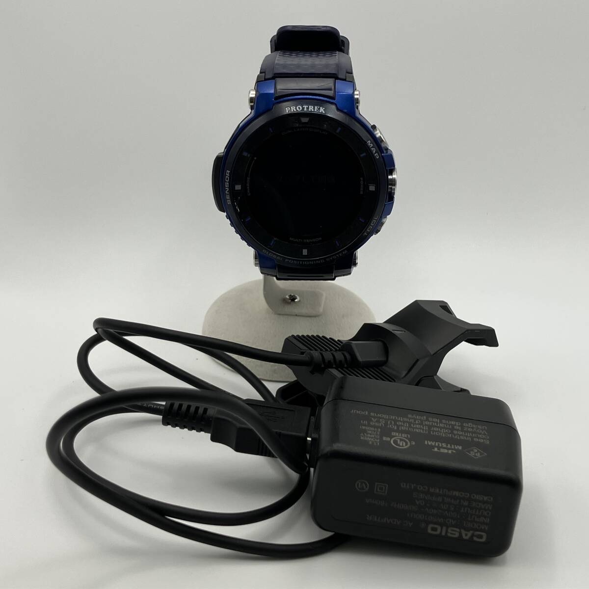 稼働品 充電器付き CASIO カシオ WSD-F30 PROTREK プロトレック 充電式 腕時計 スマートウォッチ拍卖