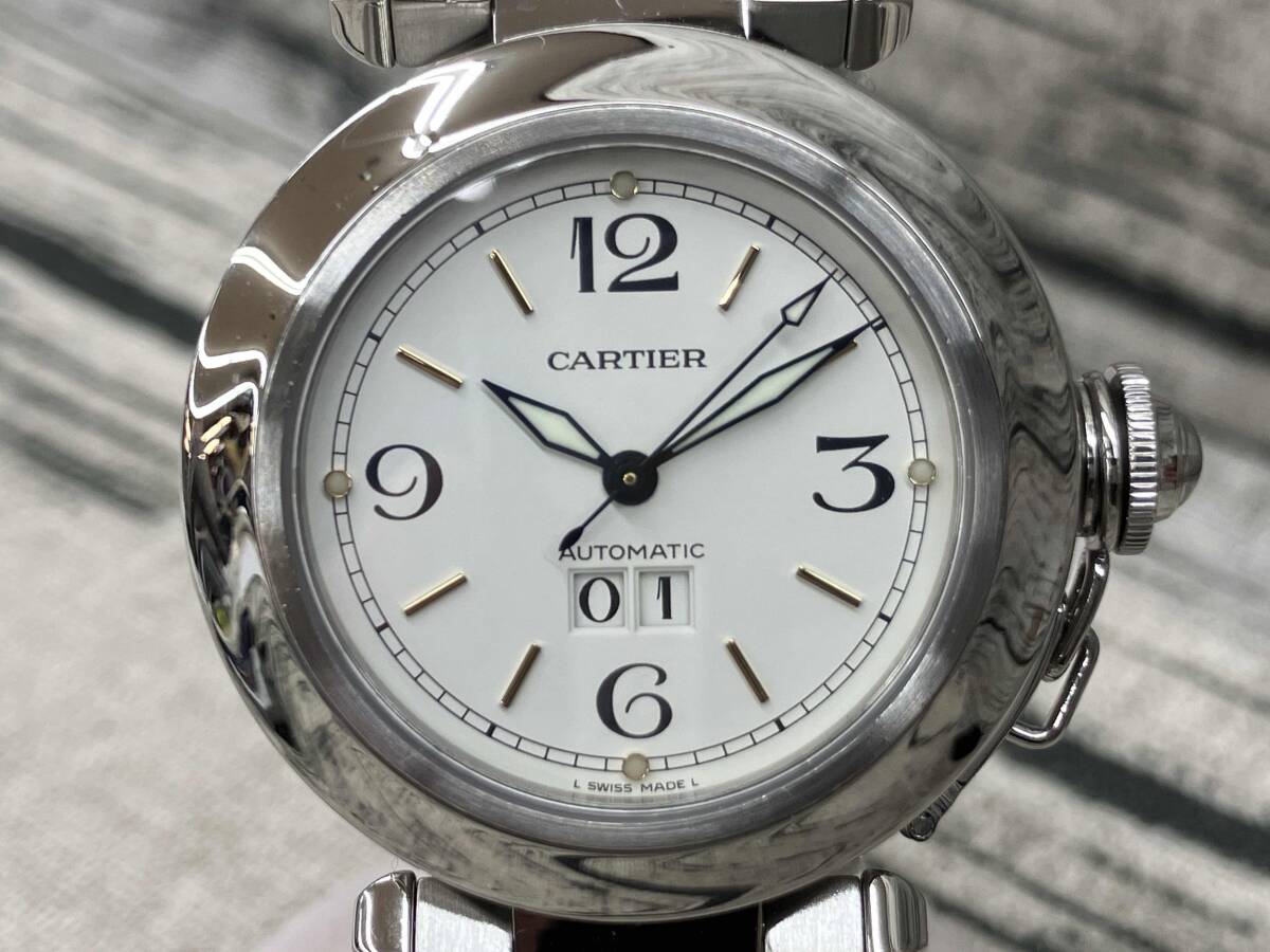 新品仕上済み 【Cartier】Pasha de Cartier W31044M7 2475 時計 自動巻 オーバーホール 防水検査済 中古拍卖