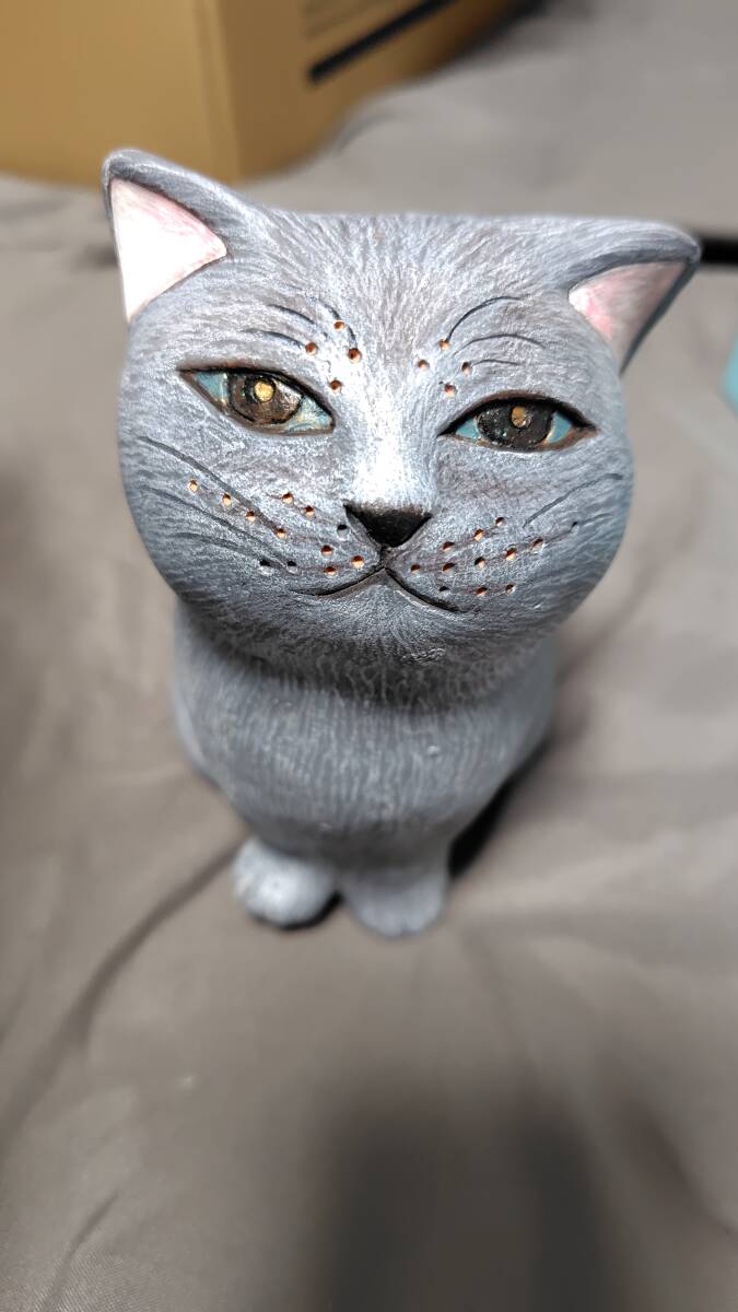 エハシトモコ作 チビデカクン ロシアンブルー 未使用★ 現代美術家拍卖