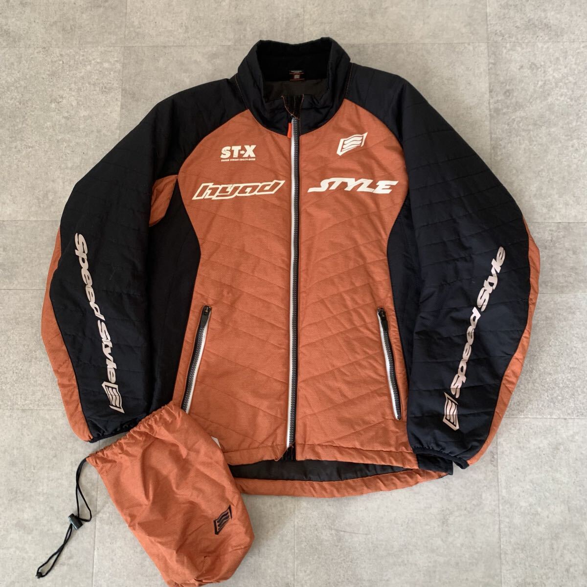 ●メンズ HYOD ヒョウドウ ST-X 中綿入り ジップアップ ライディングジャケット/size(M)/バイク/ライダース/アウター/防寒/保存袋付き拍卖