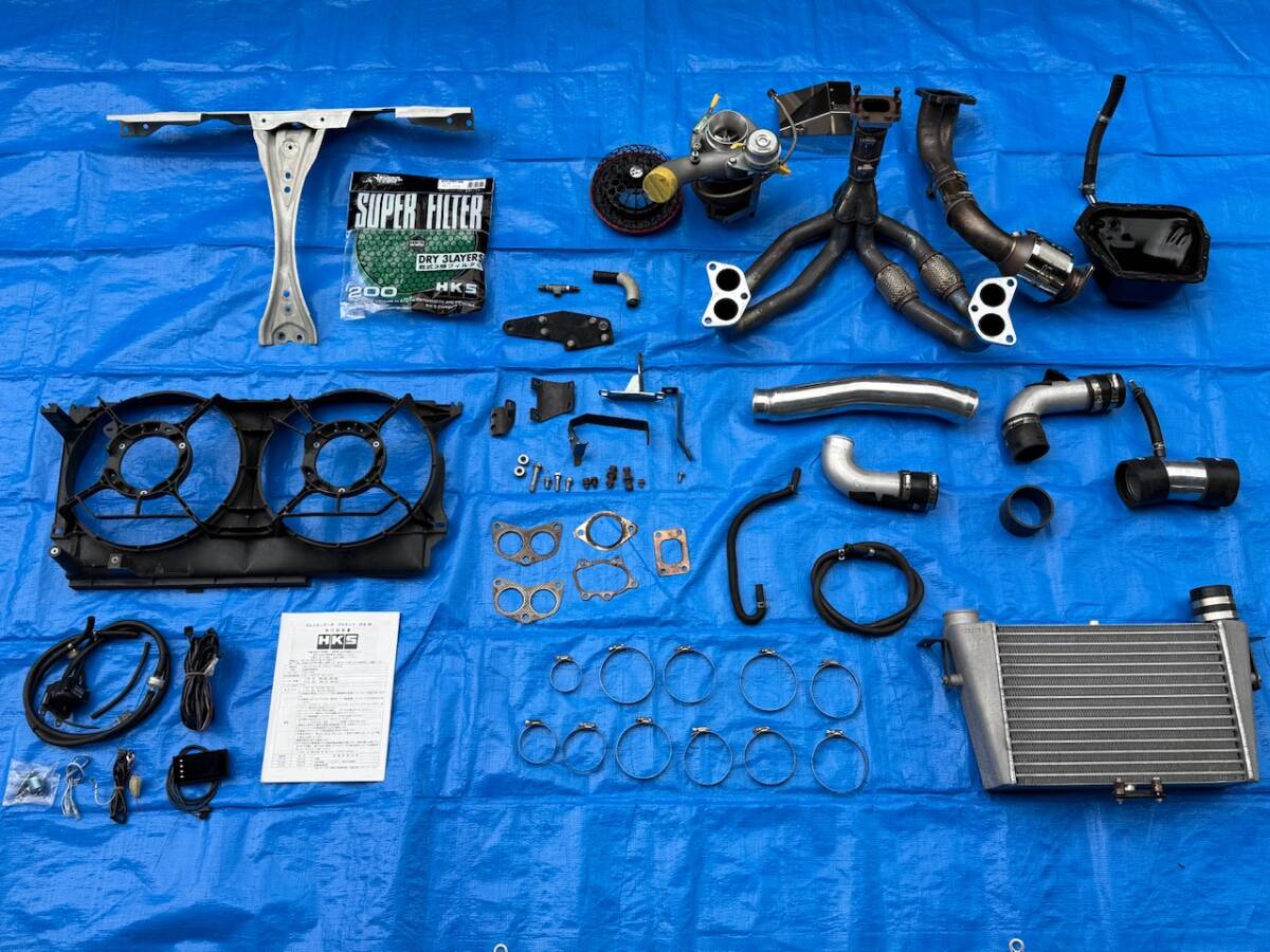 ZC6 ZN6 BRZ 86 HKS GT3RS タービンキット 加工済 オイルパン コアサポ ラジエーター ファン シュラウド EVC6Ir ブーストコントローラー拍卖