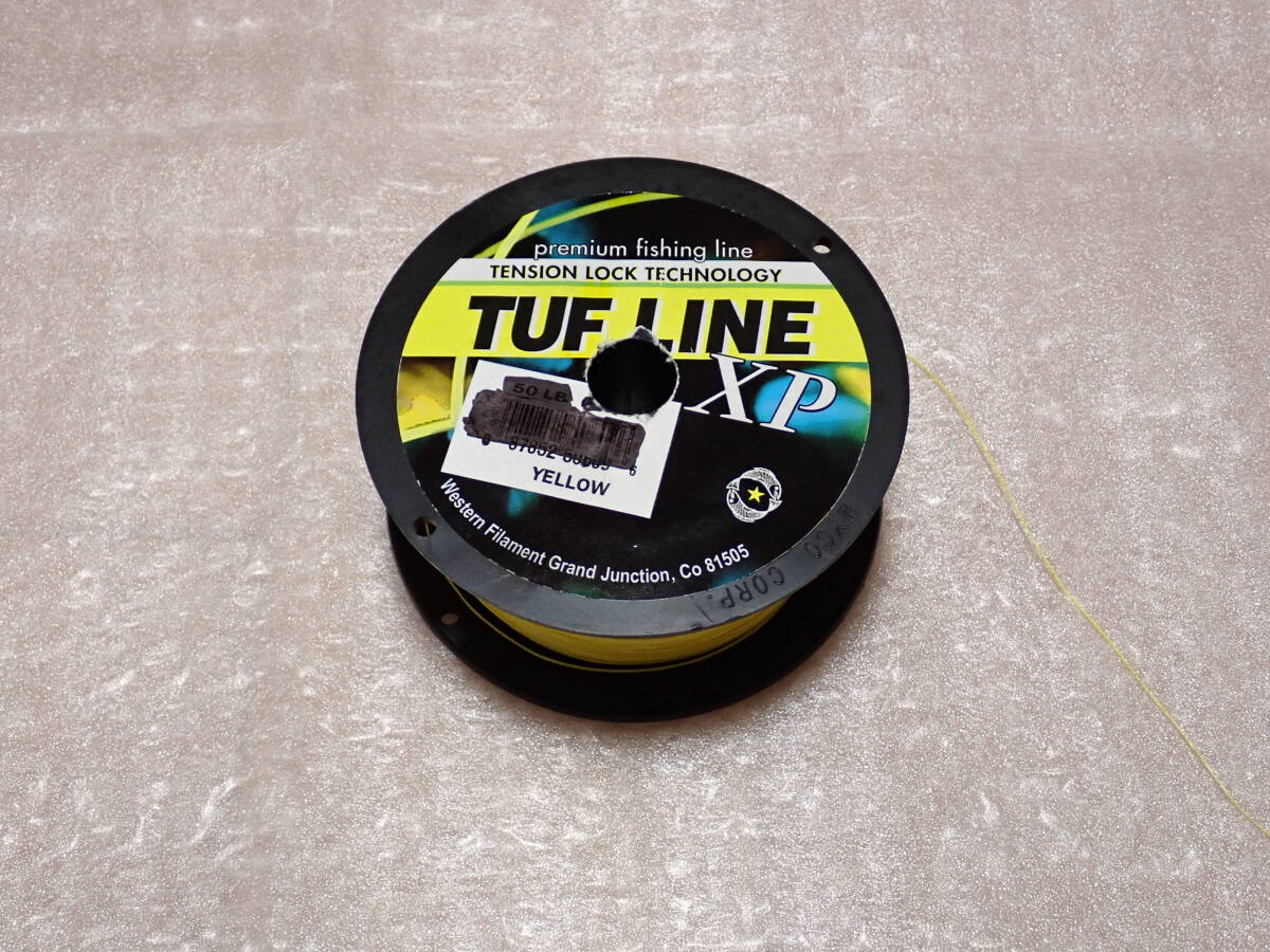 ■TUF LINE プレミアム フィッシング ライン PEライン 50lb/300yd YELLOW 美品 フライライン/シューティングライン拍卖