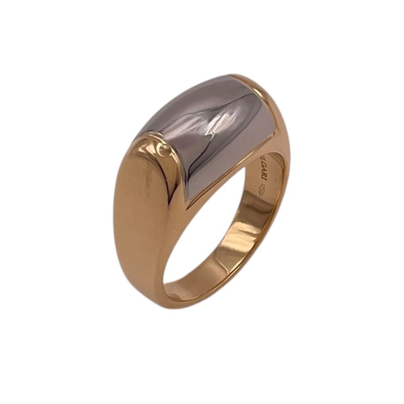 ブルガリ BVLGARI トロンケットリング ゴールド 750/SS ジュエリー 中古拍卖