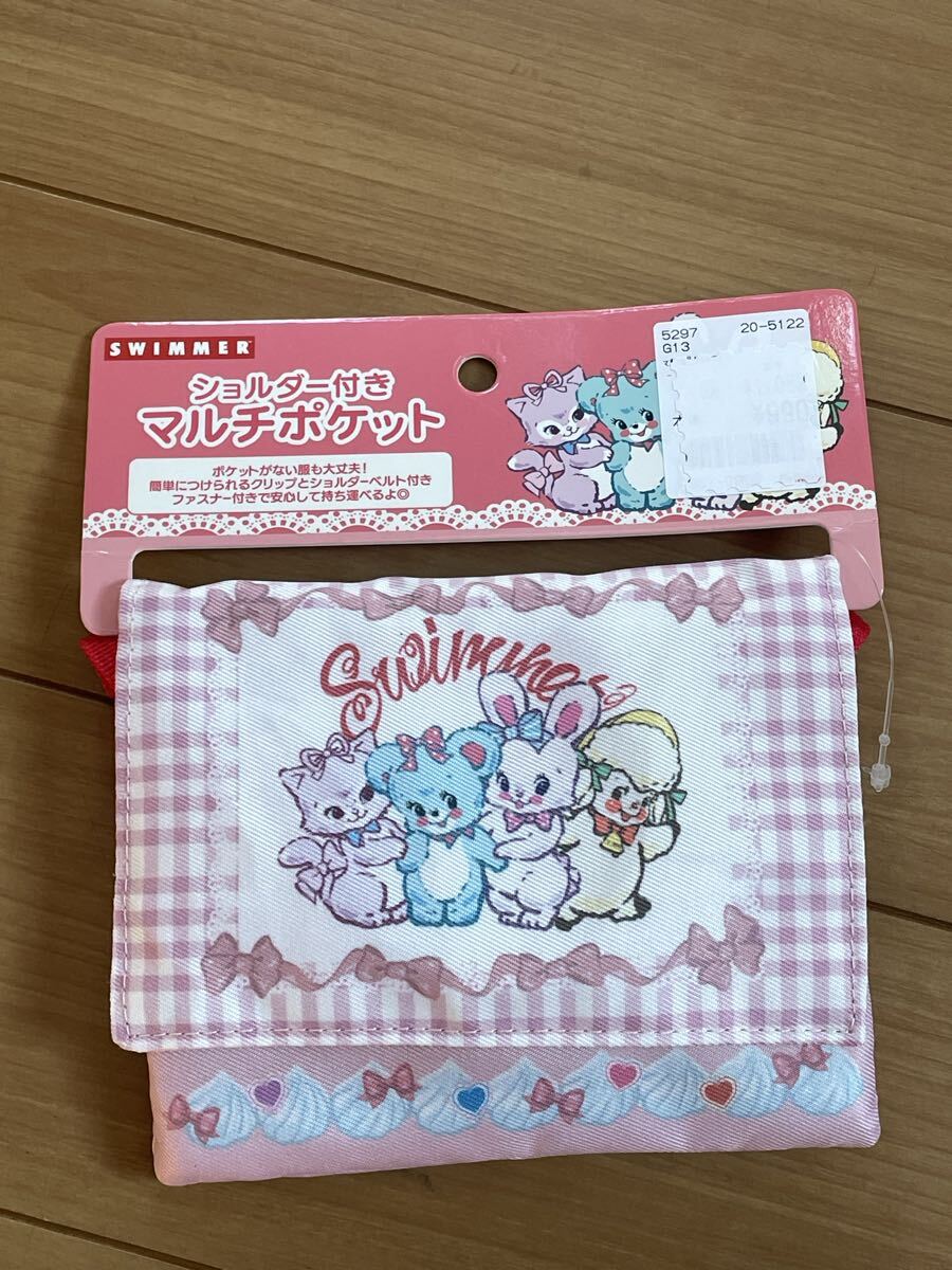 ★未使用新品!swimmer スイマー☆カラフルなデザインがおしゃれ!ショルダー付きマルチポケット クリップポケット☆送料180円★拍卖