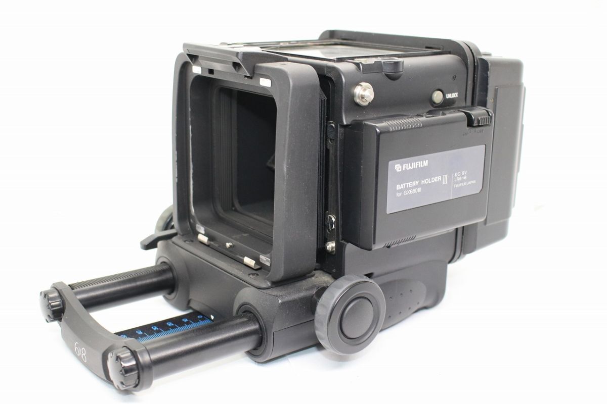 ■美品/バッテリーホルダー付/単三電池で動作可能■富士フィルム FUJIFILM GX680III Professional Body 中判フィルムカメラボディ#Z6629拍卖
