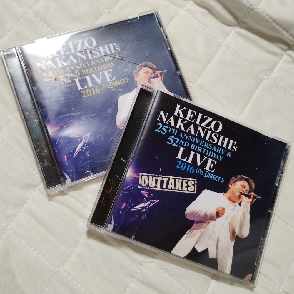 KEIZO NAKANISHI's 25th Anniversary & 52nd Birthday Live CD 2枚セット 中西圭三 バースデーライブ 拍卖