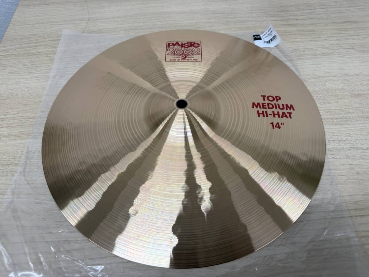 PAISTE 2002 14 MEDIUM HI-HAT TOP パイステ ハイハット トップ 新品 未使用拍卖