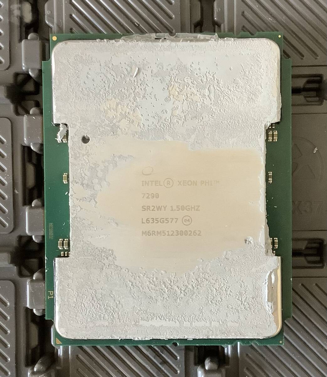 K80121203 INTEL XEON PHI 7290 SR2WY 1.50GHz CPU 1点【中古動作品、複数出品】080226拍卖