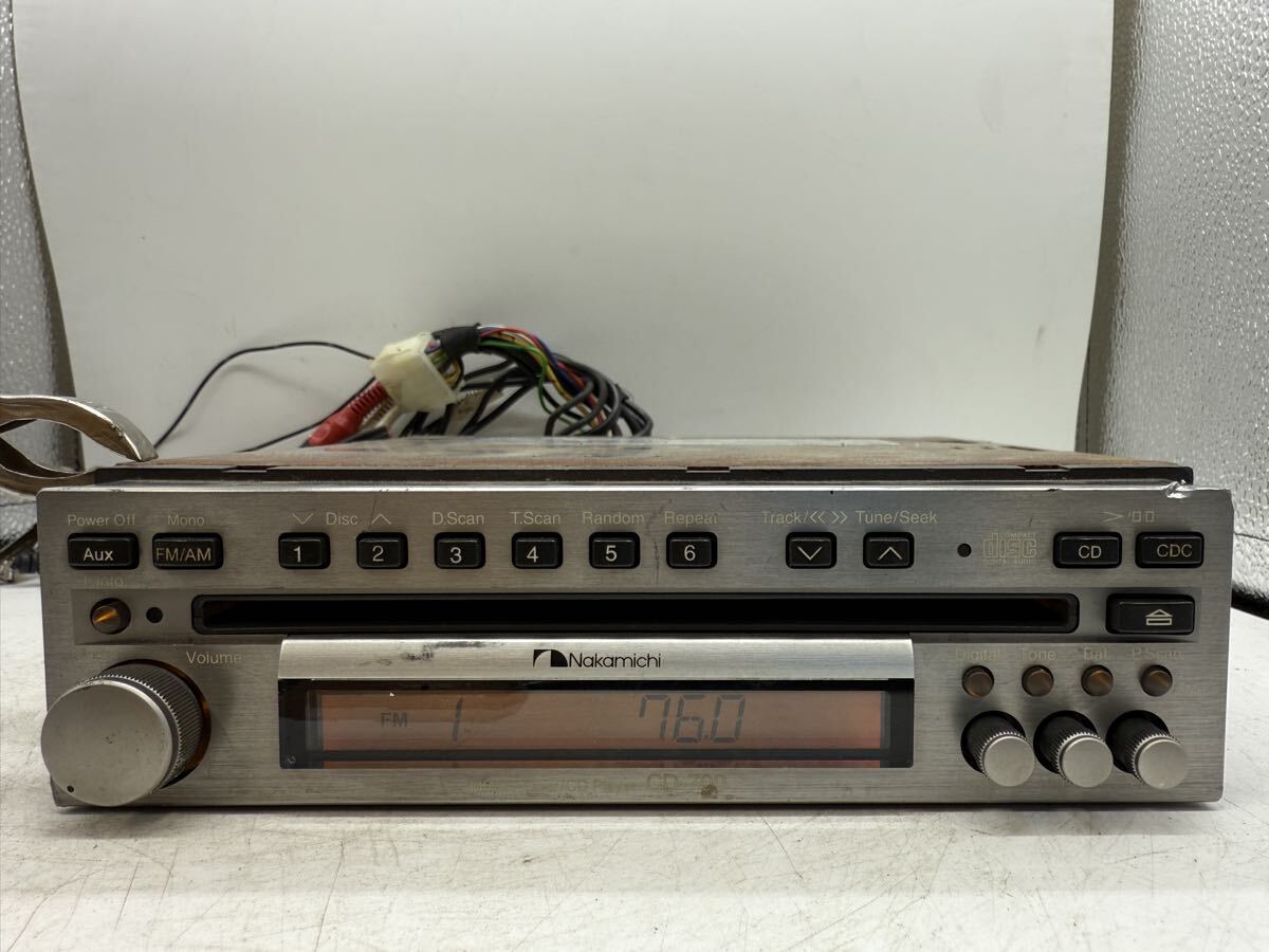 動作確認済み】Nakamichi ナカミチ CD-700 カーオーディオ 1DIN CDデッキ FM/AM チューナー アンプ内蔵 拍卖