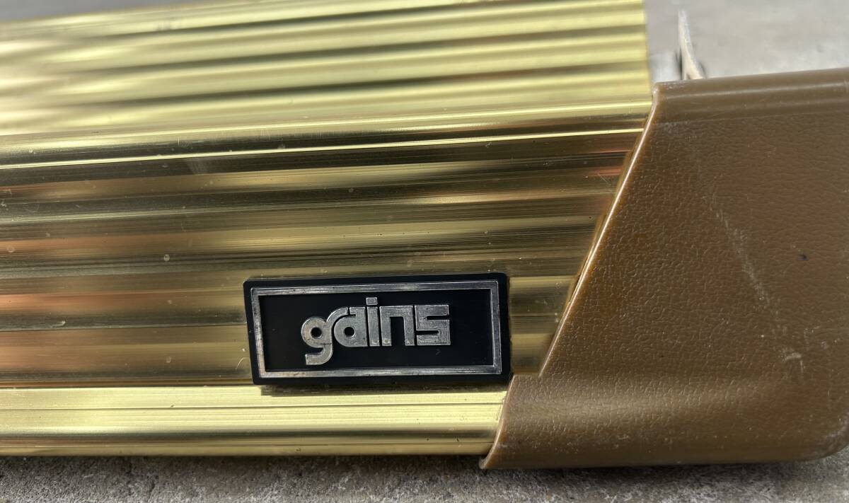 希少 当時物 gains ゲインズ ゴールドタイプ サイドステップ サイドトリム サイドスカート GX71 マーク2ハードトップ 拍卖