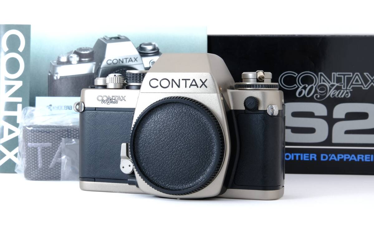 【未使用品】コンタックス Contax S2 60 Years 60周年記念モデル ボディ 完動品 元箱&その他付属品あり #146拍卖