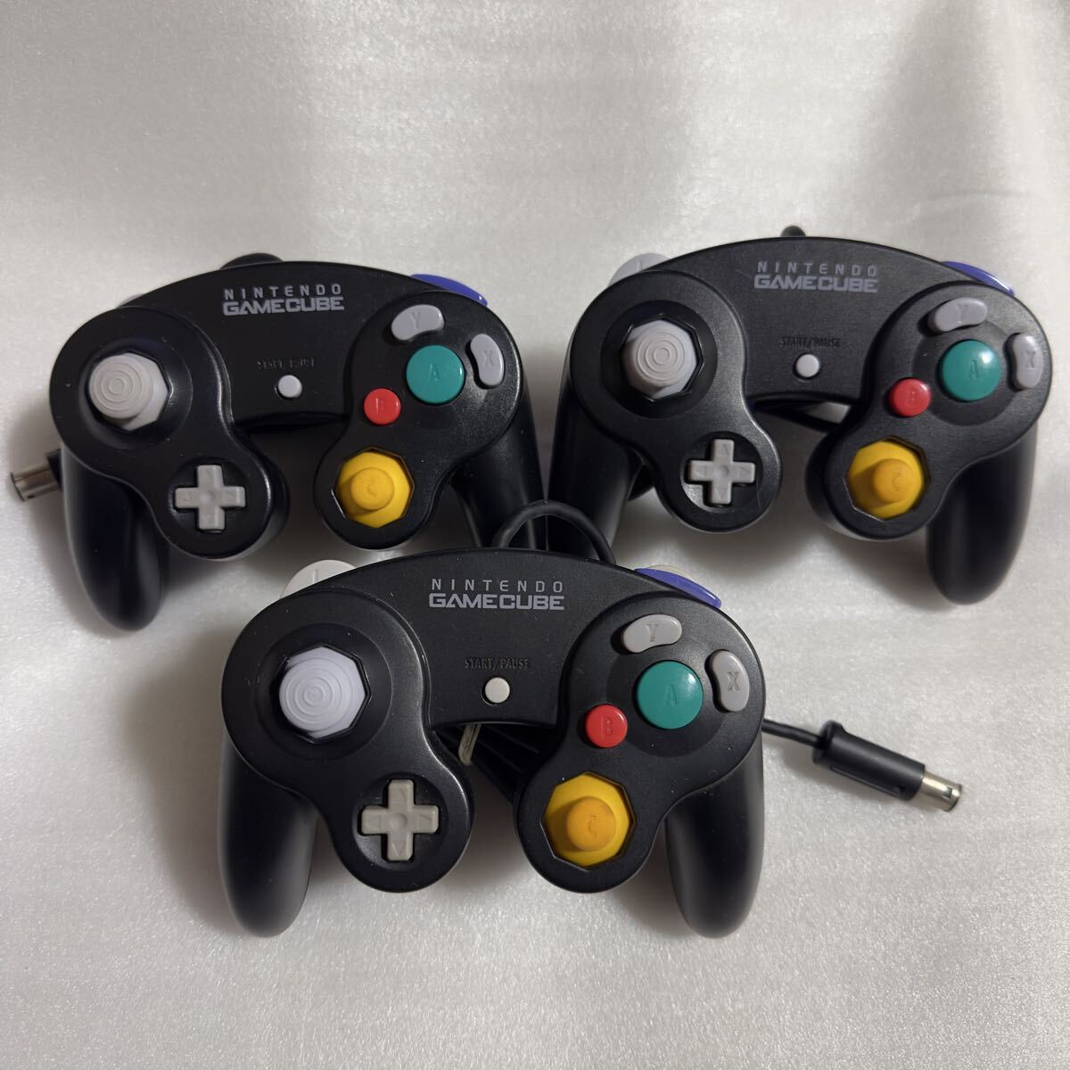 GC ゲームキューブ用コントローラ ブラック 3台セット拍卖