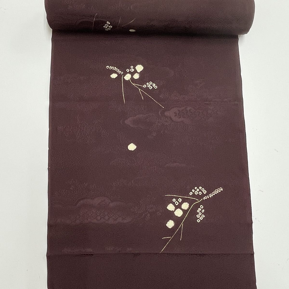 ◆反司◆sa5520 【羽尺】正絹 反物 小紋 呉服屋 未仕立て 新品 生地 反物 ハンドメイド sk 検索:紋意匠 地紋 拍卖