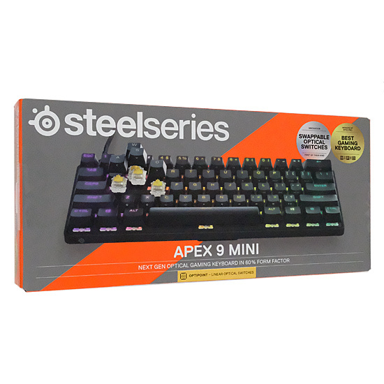 SteelSeries ゲーミングキーボード Apex 9 Mini JP 64830J拍卖