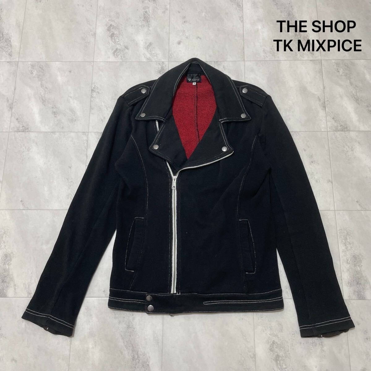 THE SHOP TK MIXPICE タケオキクチ ザショップティーケー ライダースジャケット ダブルライダース コットンジャケット バイク 玉na1752拍卖