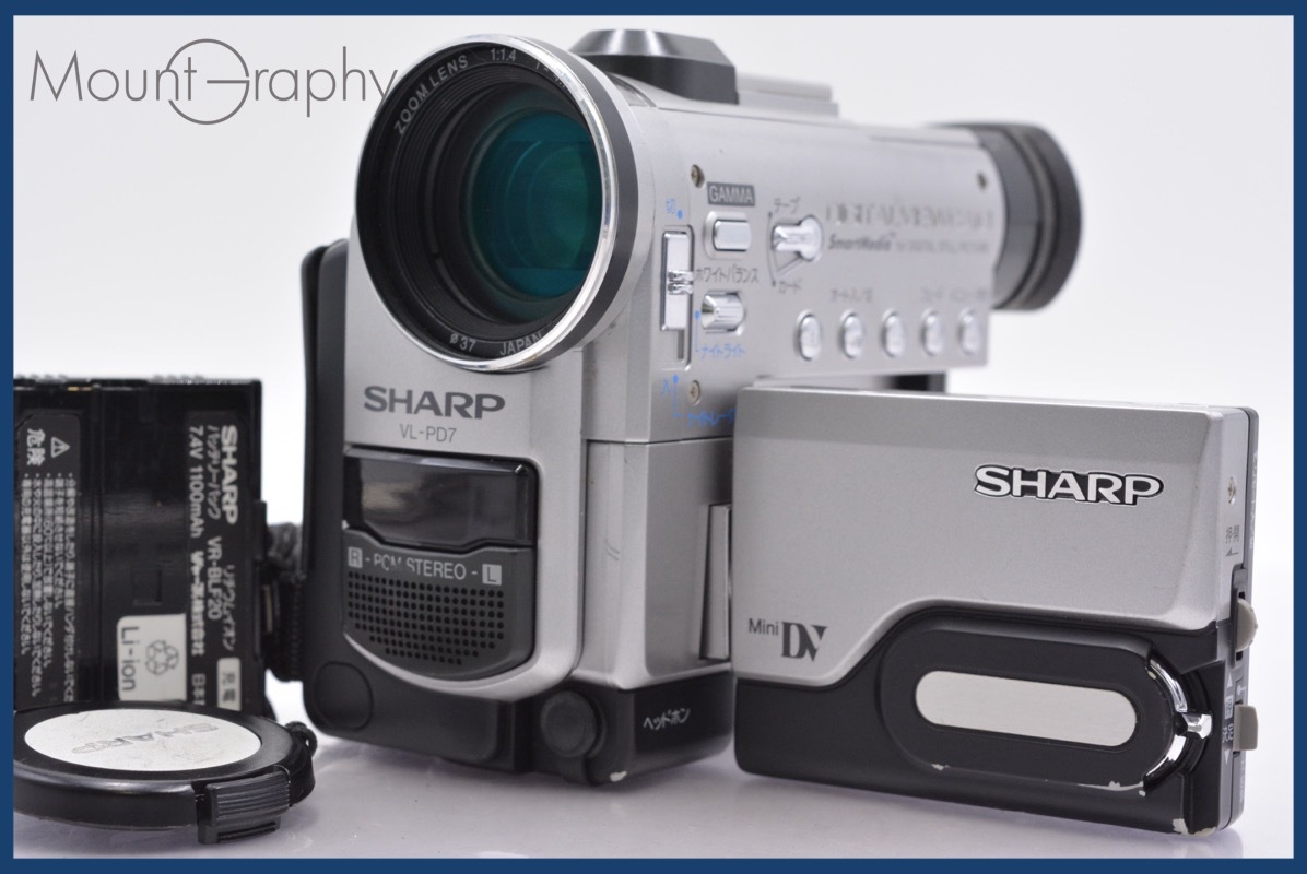★ジャンク特価★ シャープ SHARP VL-PD7 200x バッテリー付属 同梱無料 #yk4484拍卖