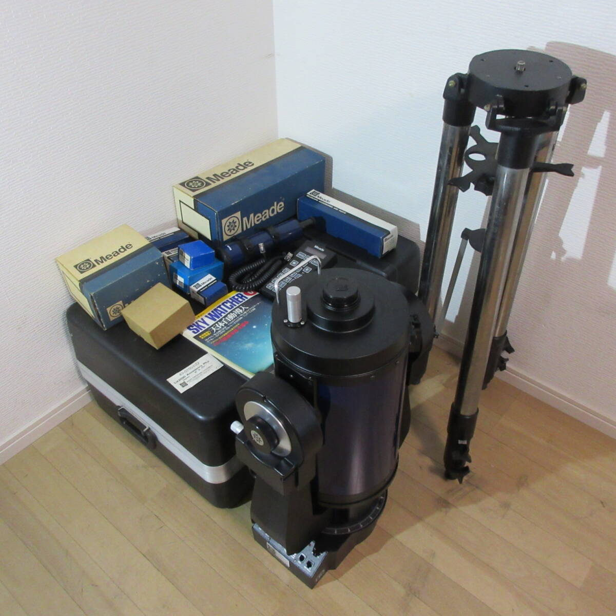 0118Z Meade LX200 天体望遠鏡セット ケース 三脚付き拍卖