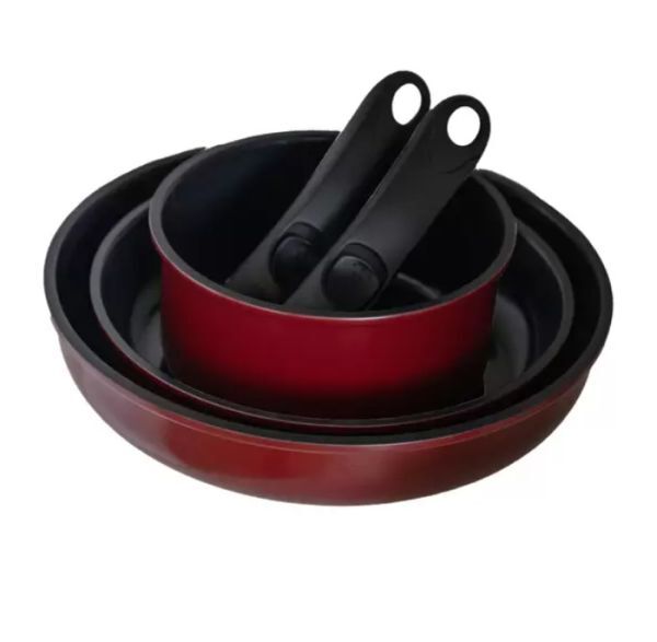 Combekk フライパンセット ガス IH対応 取り外しが可能な取っ手 フライパン2サイズ 鍋 取っ手2本 調理器具 5点セット 新品未開封品拍卖