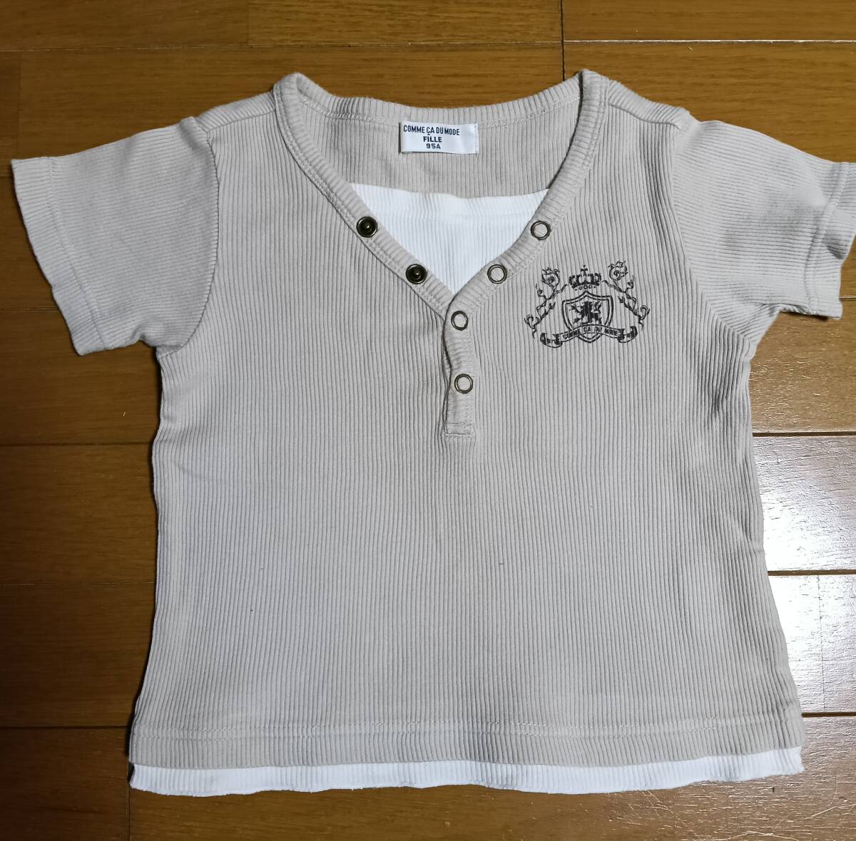 COMME CA DU MODE FILLE コムサデモード フィユ Tシャツ サイズ 95拍卖