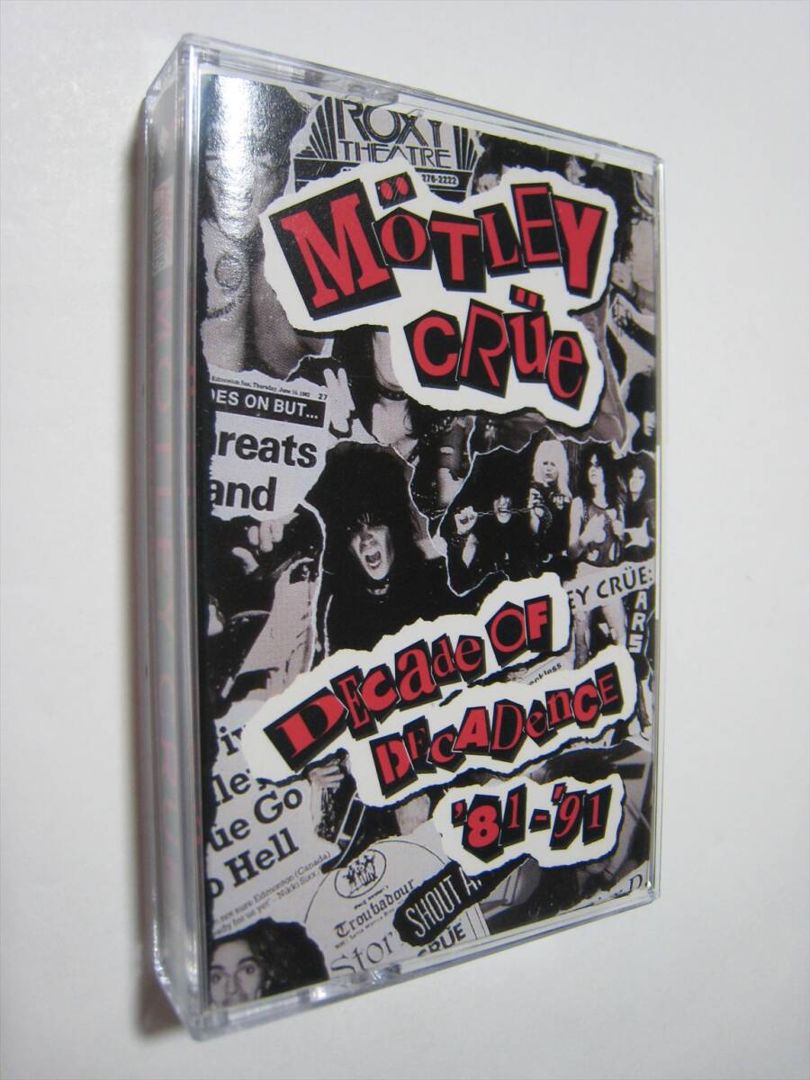 【カセットテープ】 MOTLEY CRUE / DECADE OF DECADENCE カナダ版 モトリー・クルー デケイド・オブ・デカダンス拍卖