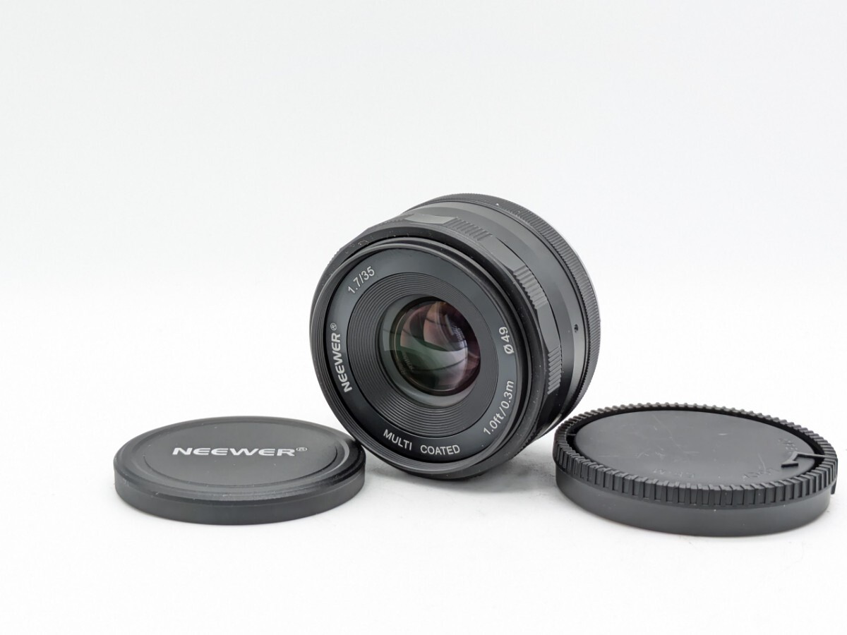 超美品!NEEWER 35mm F1.7 SONY Eマウント用 単焦点レンズ拍卖