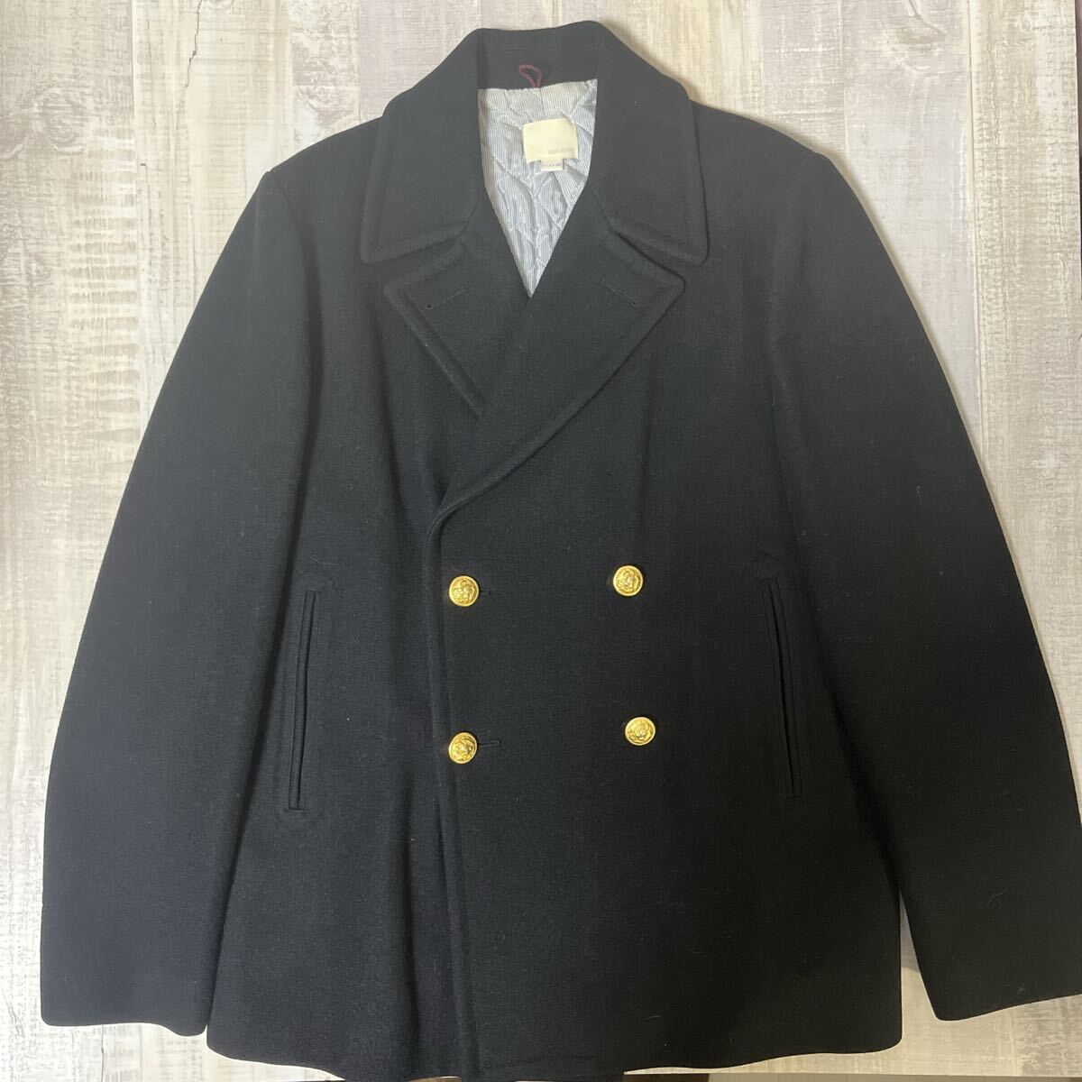 【定価約20万 XL イタリア製 金ボタン】BAND OF OUTSIDERS ピーコート ジャケット バンドオブアウトサイダーズ THOM BROWNE トムブラウン拍卖