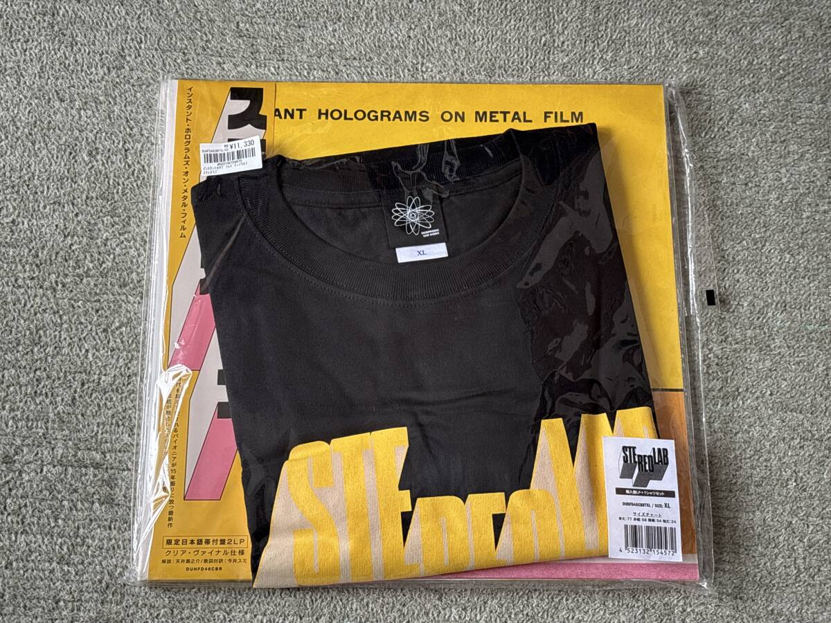 Tシャツ付 新品未開封 ステレオラブ/インスタント~ 2LP アナログレコード CLEAR VINYL クリア・ヴァイナル STEREOLAB T-SHIRT DUHFD46CBR拍卖
