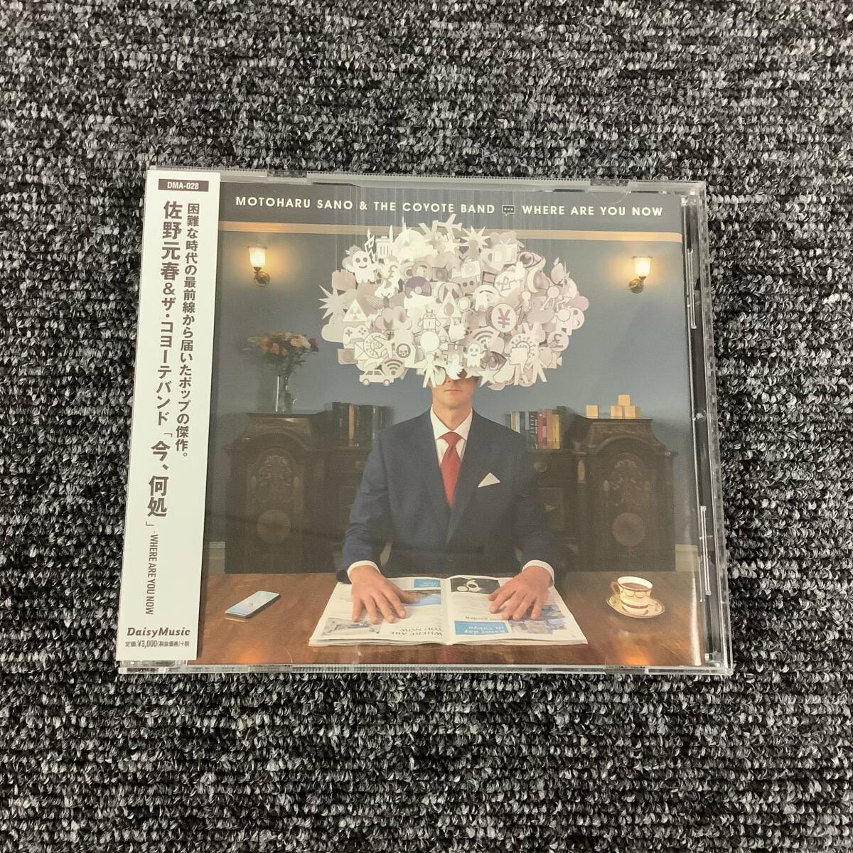 佐野元春&ザ・コヨーテバンド MOTOHARU SANO & THE COYOTE BAND / 今、何処 WHERE ARE YOU NOW 帯付き DMA-028拍卖