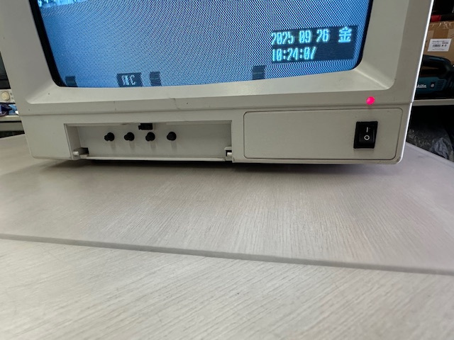 ◆三菱電機製・モノクロ15インチCRTモニター・M-1570(試験済良品)中古1台 ◆拍卖