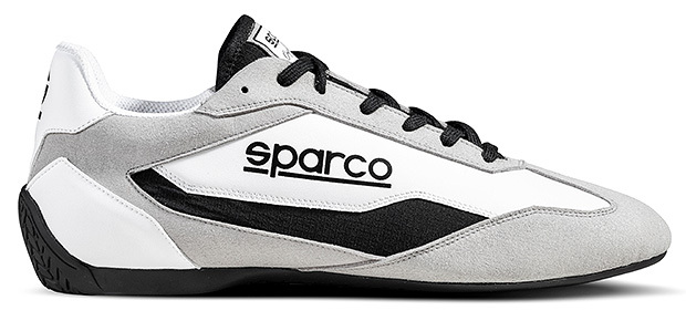 SPARCO(スパルコ) ドライビングシューズ S-DRIVE(ホワイトxブラック)40サイズ(25.5cm)拍卖