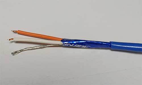 ケーブル CANARE カナレ DA202AT 青 デジタルオーディオケーブル ラック内配線用 切り売り カナレ電気 1m単位 未使用品拍卖