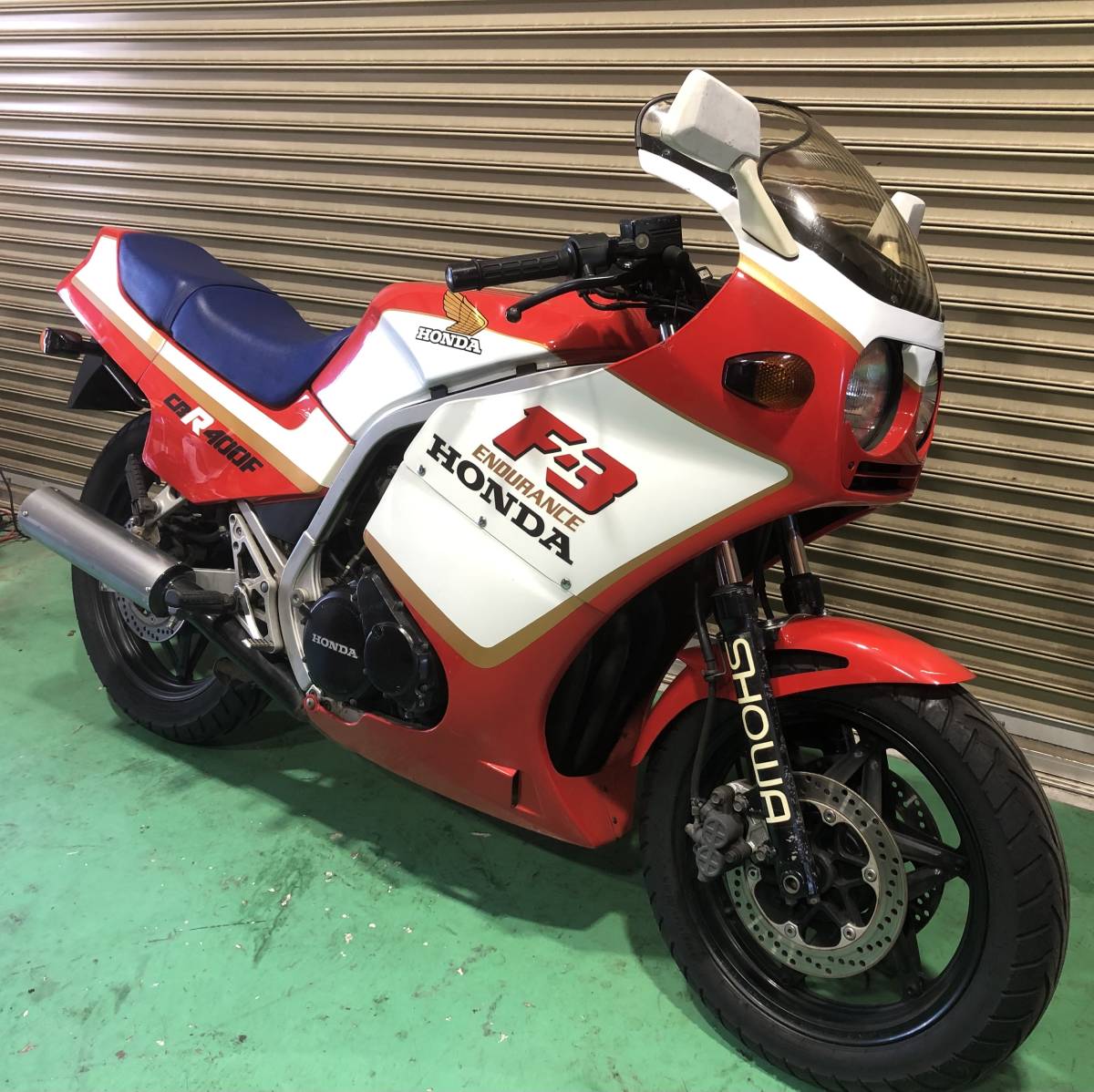 CBR400F 希少 限定仕様カラー F3 エンデュランス フルカウル 美車 書類付 ノーマル フォーミュラ CBX400F 2型拍卖