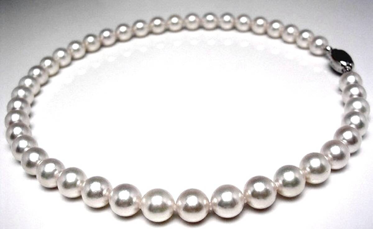 激安ショップ 超稀少ビックサイズ オーロラの輝きが魅力!ワンランク上のあこや花珠真珠ネックレス 9.5㍉-10㍉ 花珠鑑別付拍卖