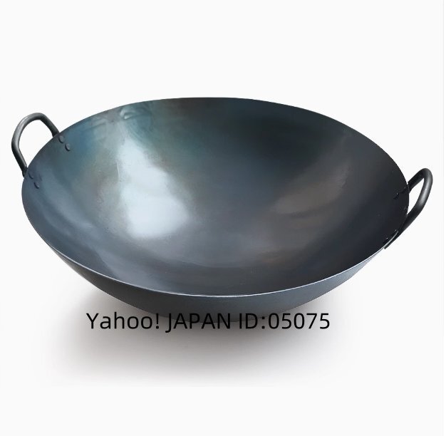 なまてつ土手鍋(家庭用・飲食店専用炒め鍋、ホテル料理人の炒め鍋、ガス火対応両耳鍋)1.8の厚さ拍卖
